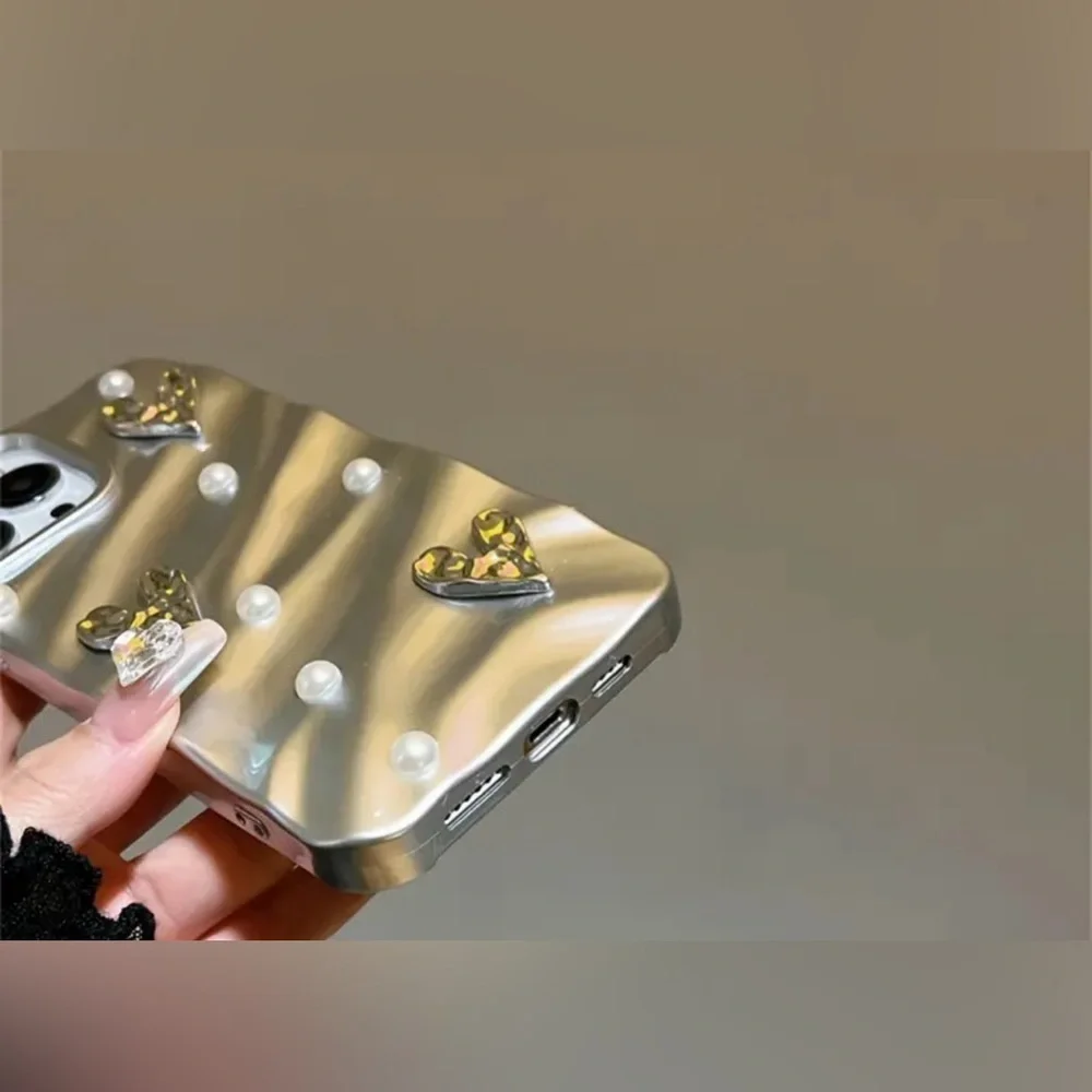 iPhone 15 Pro case sliver heart elegant ✨✨✨